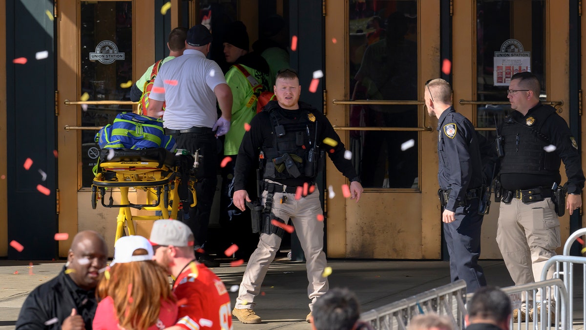 First responders after shooting in Kansas City