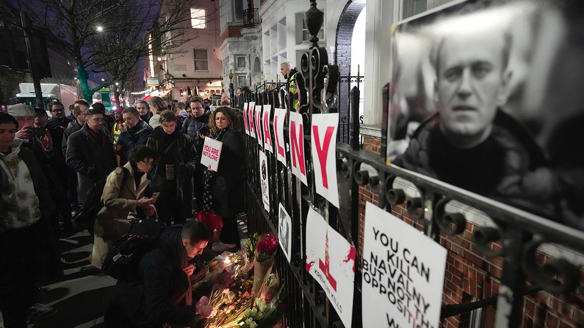 Navalny memorial in London