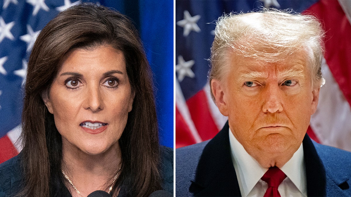 Nikki Haley and former President Donald Trump