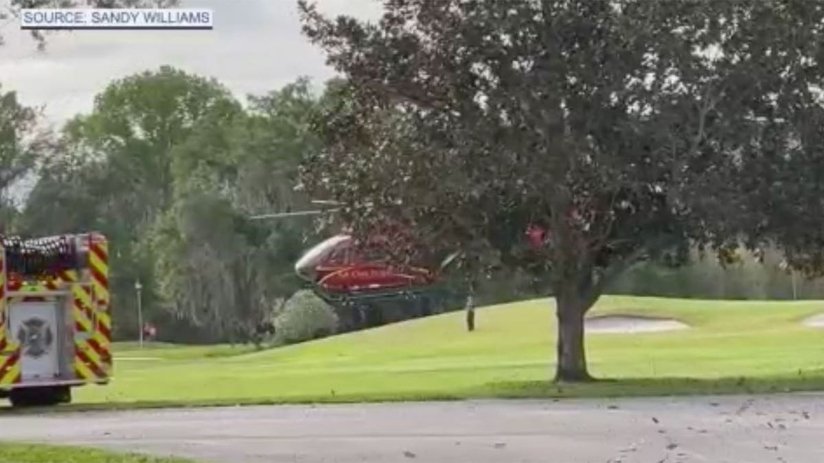 Man airlifted to Orlando