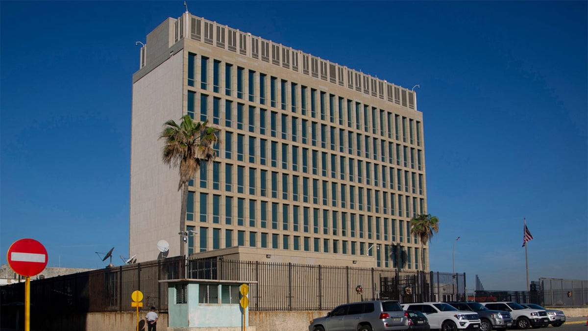 US embassy in Havana, Cuba