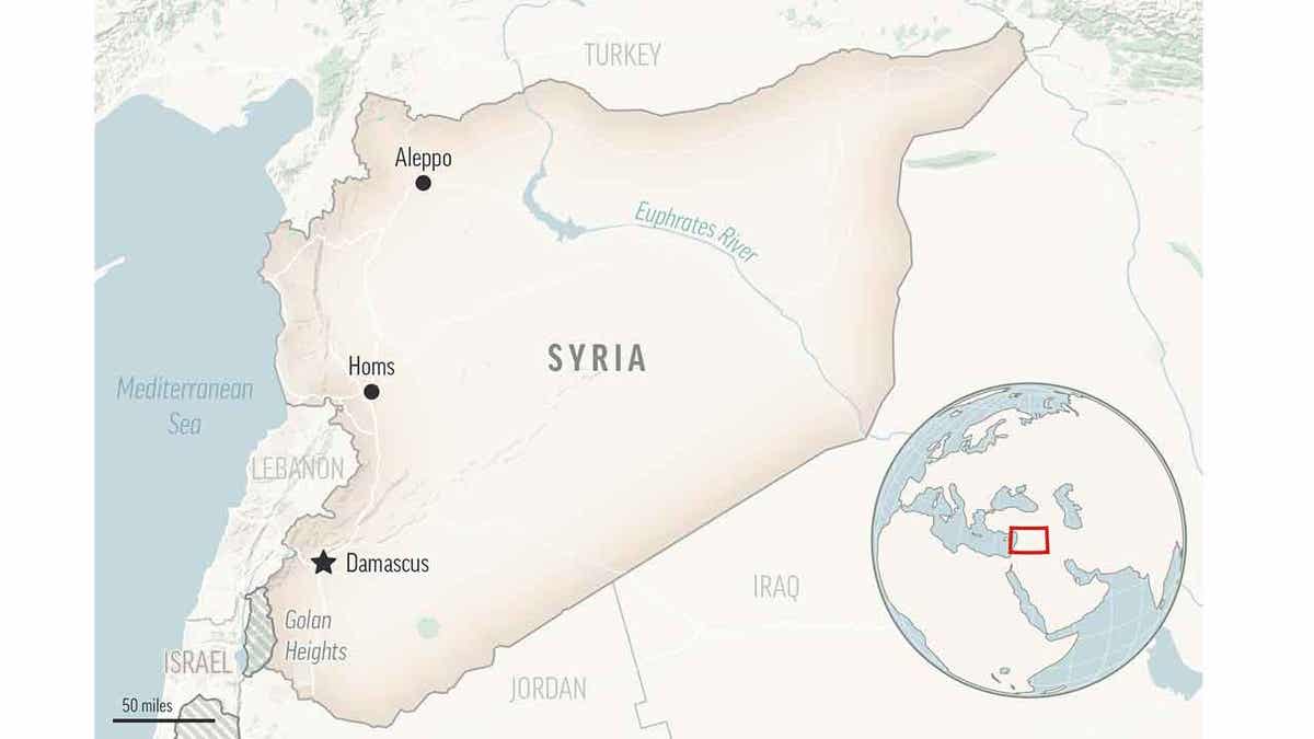 Map of Syria