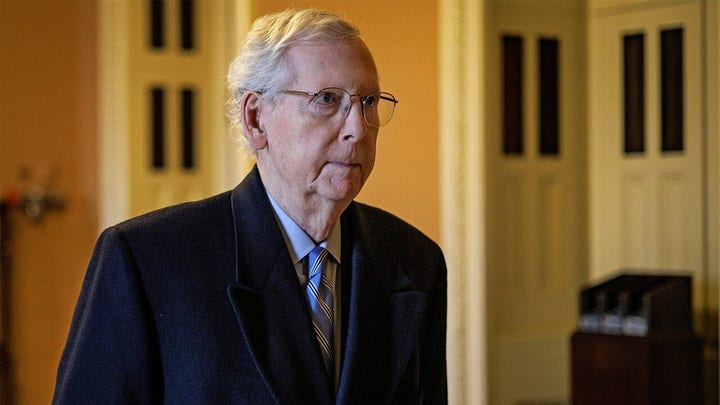 What was behind McConnell’s decision to step down as Senate GOP leader?