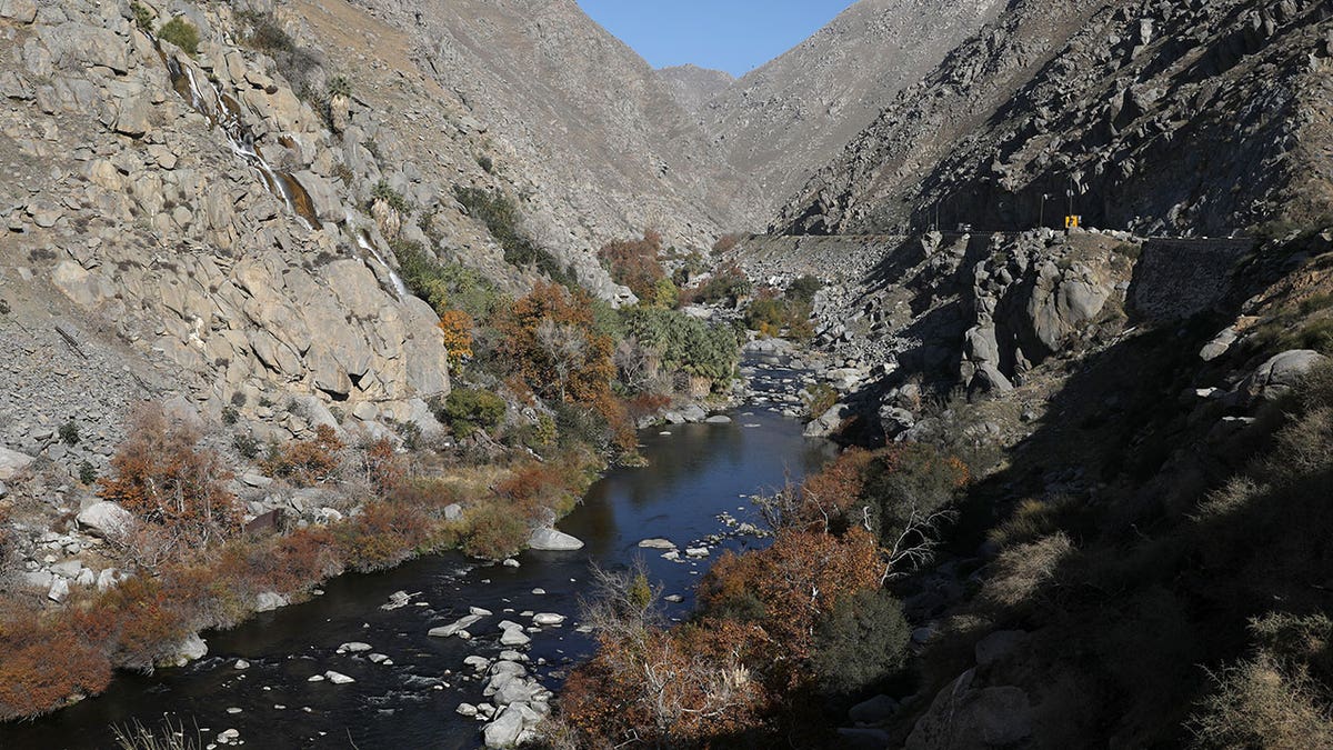 Kern River in Bakersfield, California