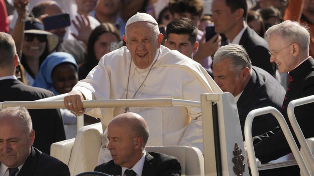 Pope Francis greeting