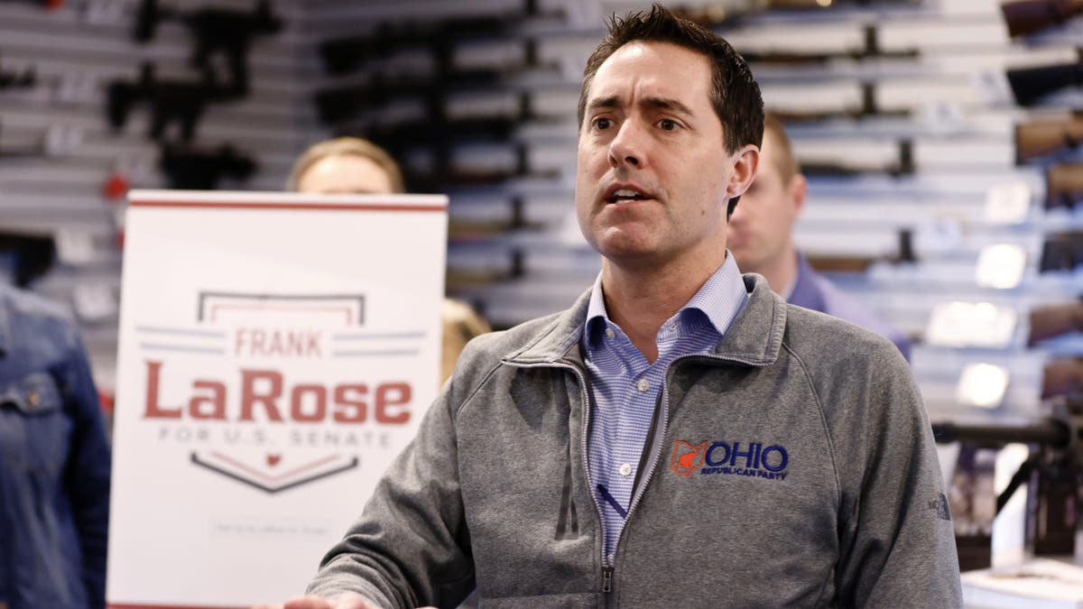 Frank LaRose takes aim at Moreno and Dolan in Ohio's GOP Senate primary