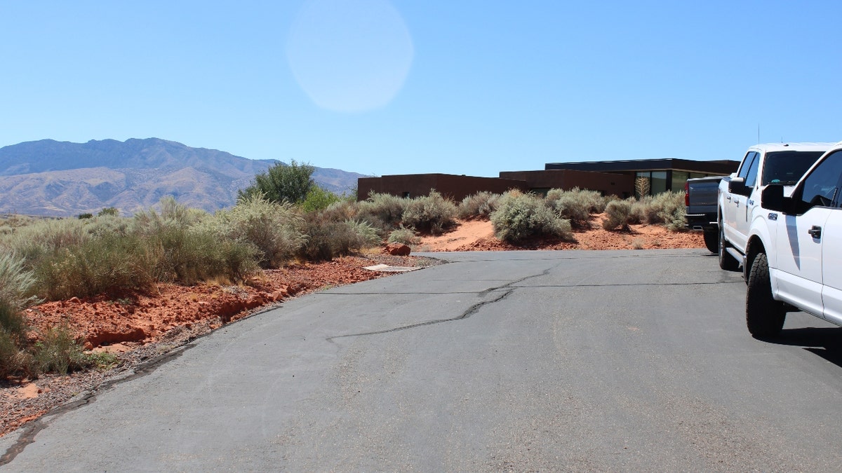 The exterior of Jodi Hildebrant's $5.3 million Ivins, Utah, home