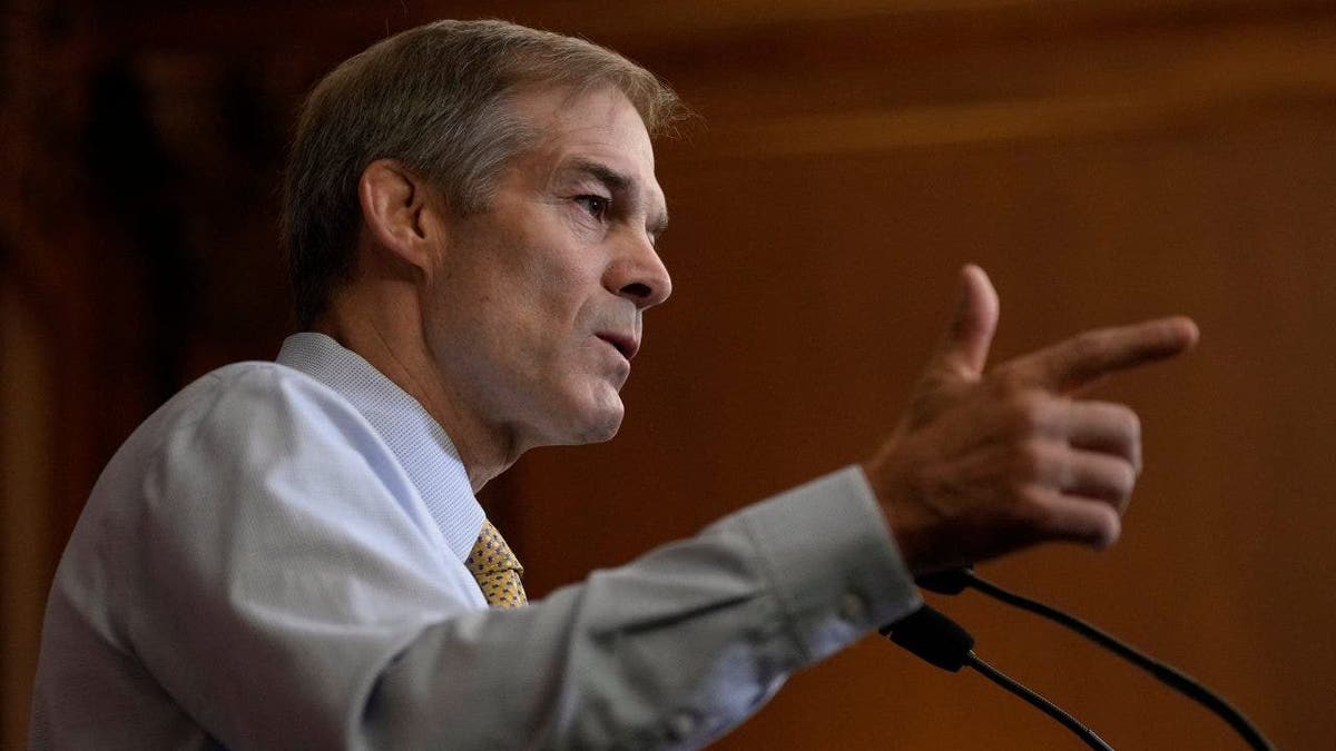 Rep. Jim Jordan gives a press conference