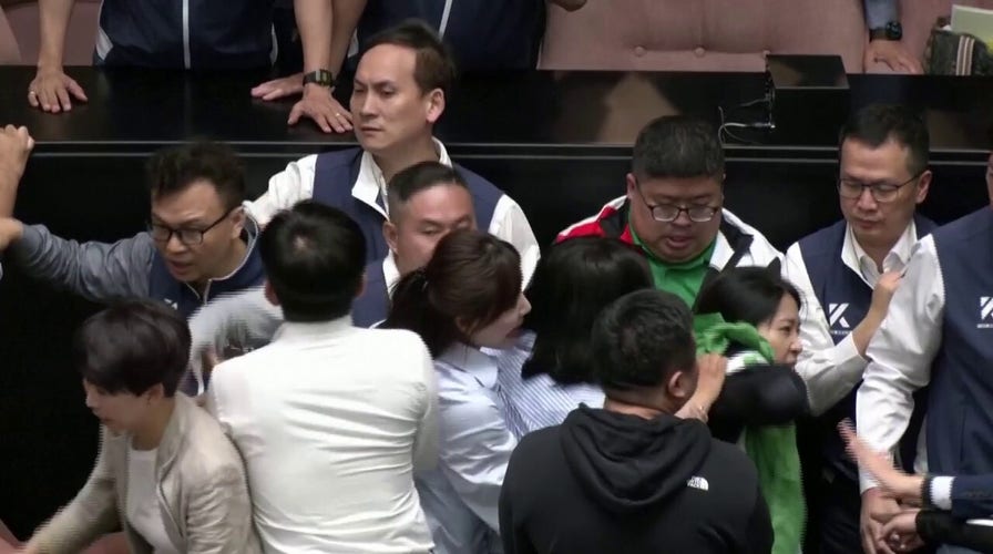 Taiwanese parliament descends into brawl amid disagreements over reforms