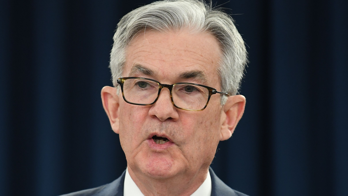 Federal reserve Chairman Jerome Powell speaks at news conference