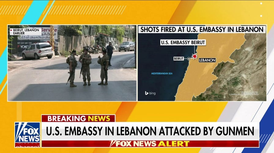 US embassy in Lebanon attacked by gunmen