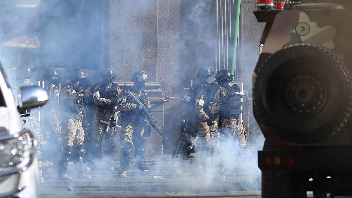 Coup at Bolivian presidential palace