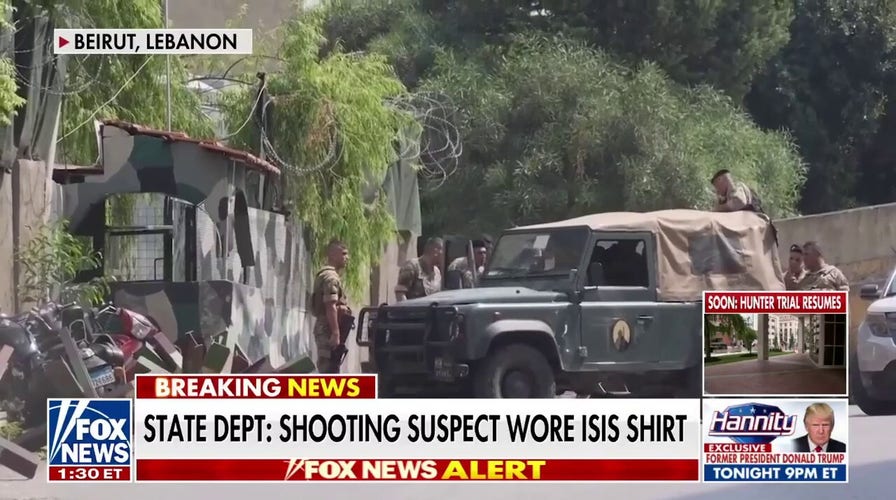 Suspected gunman in US embassy attack in Lebanon wore ISIS shirt, State Department says