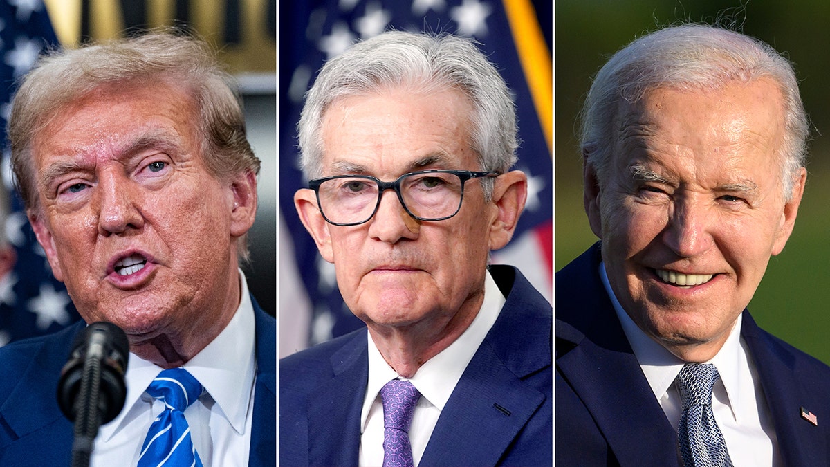 Donald Trump, Jerome Powell, Joe Biden