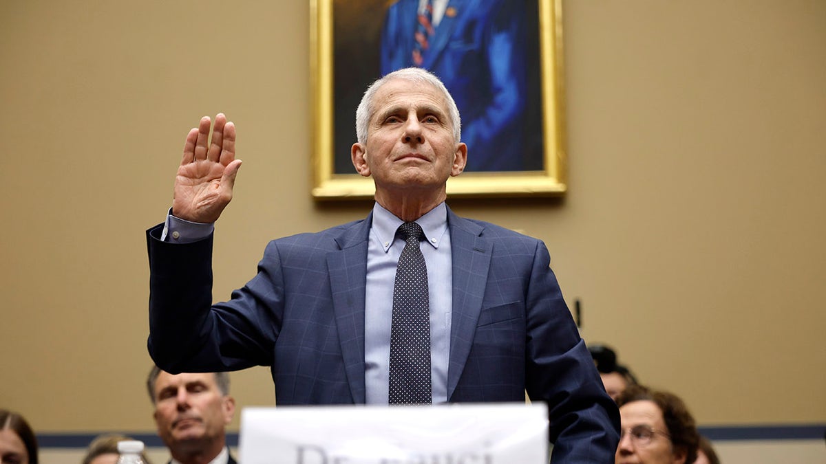 Fauci sworn into House hearing