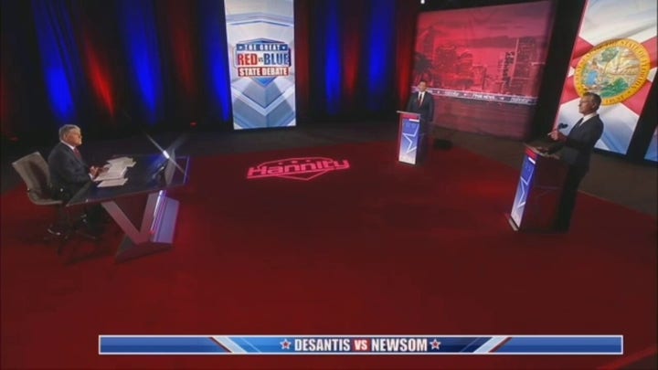 Newsom repeatedly 'insulted' by DeSantis during Fox News debate