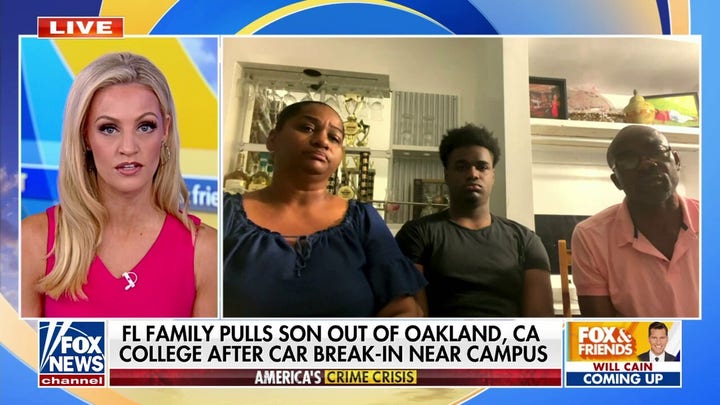 Florida family pulls son out of Oakland college after experiencing city's crime wave firsthand