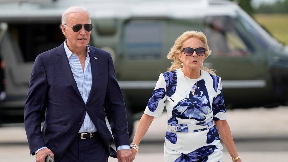 Joe and Jill Biden in East Hampton