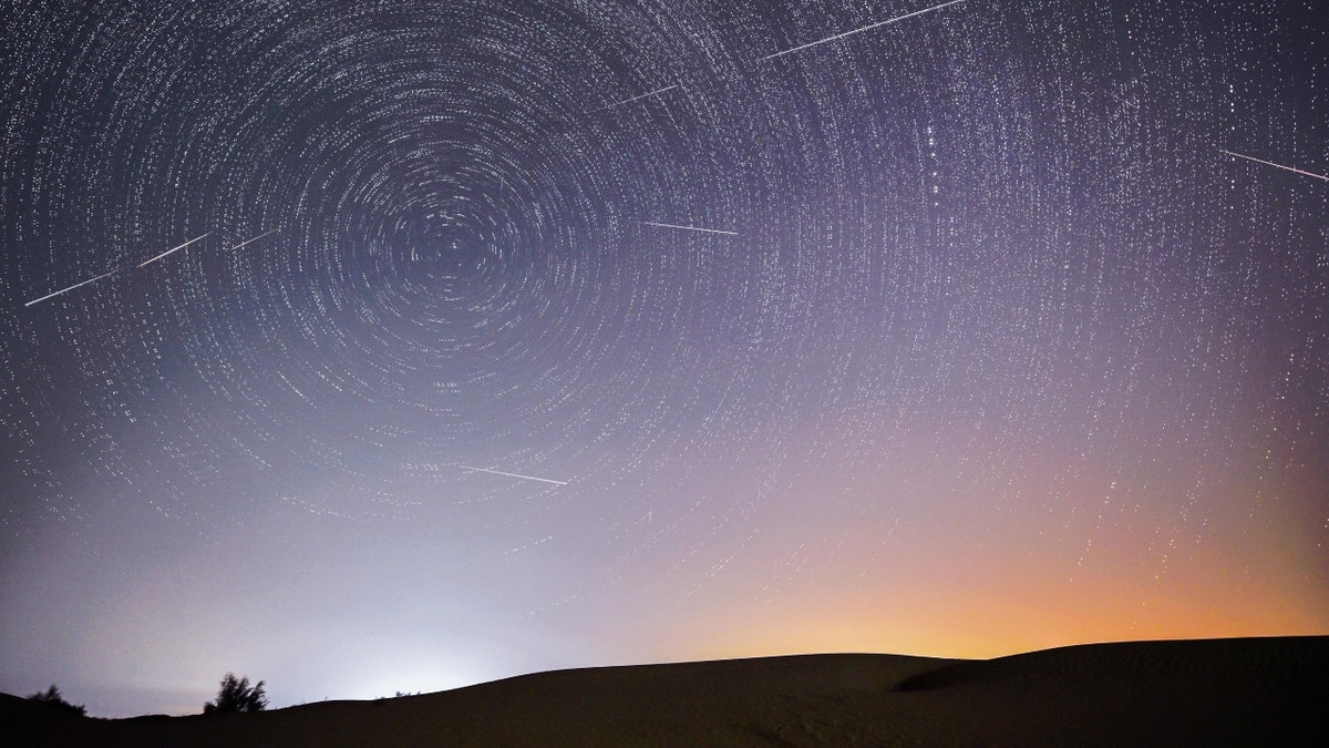 Inner Chinas Perseid Meteor Shower