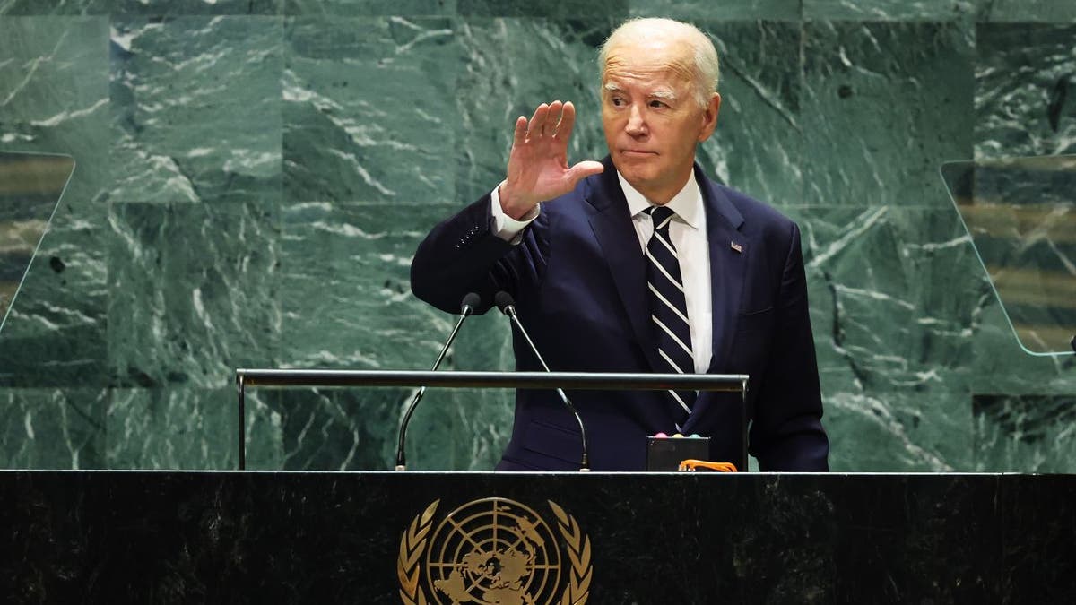 President Biden at U.N. podium