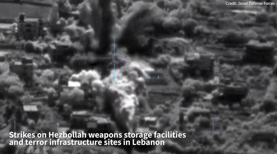 Israel targets Hezbollah weapons depots in Lebanon