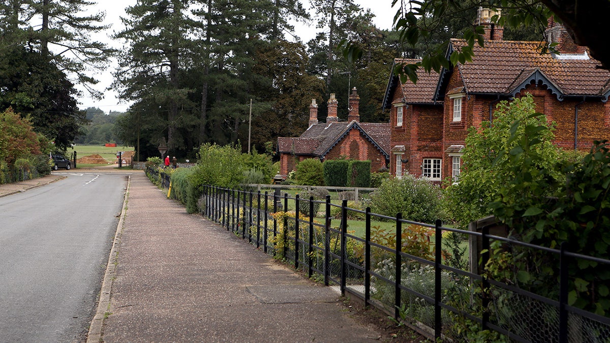 A view of Anmer Hall in England.