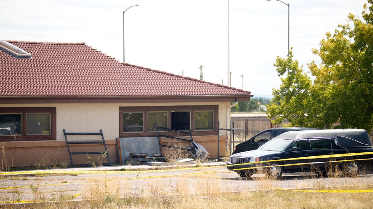 The Return to Nature Funeral home in Penrose, Colorado, where human remains were improperly stored.