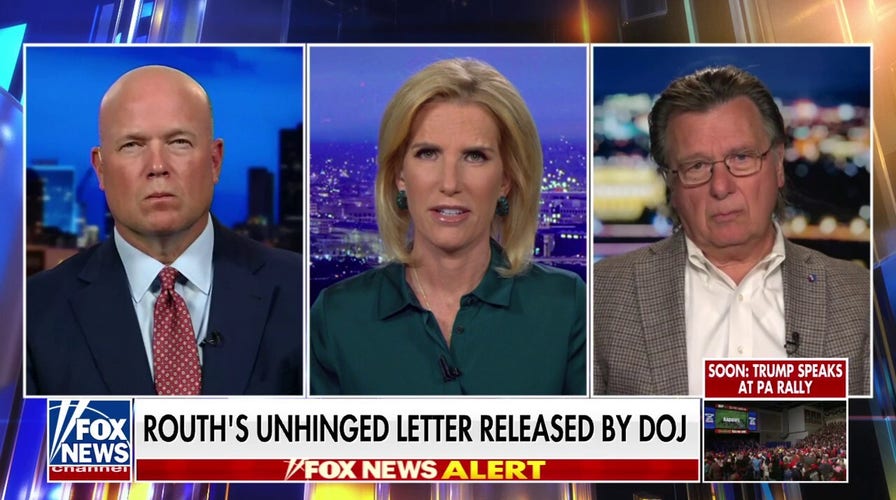 The DOJ releasing Routh's alleged letter was 'dangerous' and 'irresponsible': Matthew Whitaker