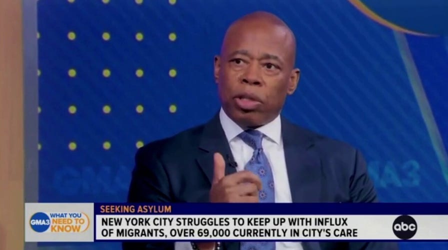 Mayor Eric Adams insists NYC migrant crisis has nothing to do with sanctuary city status