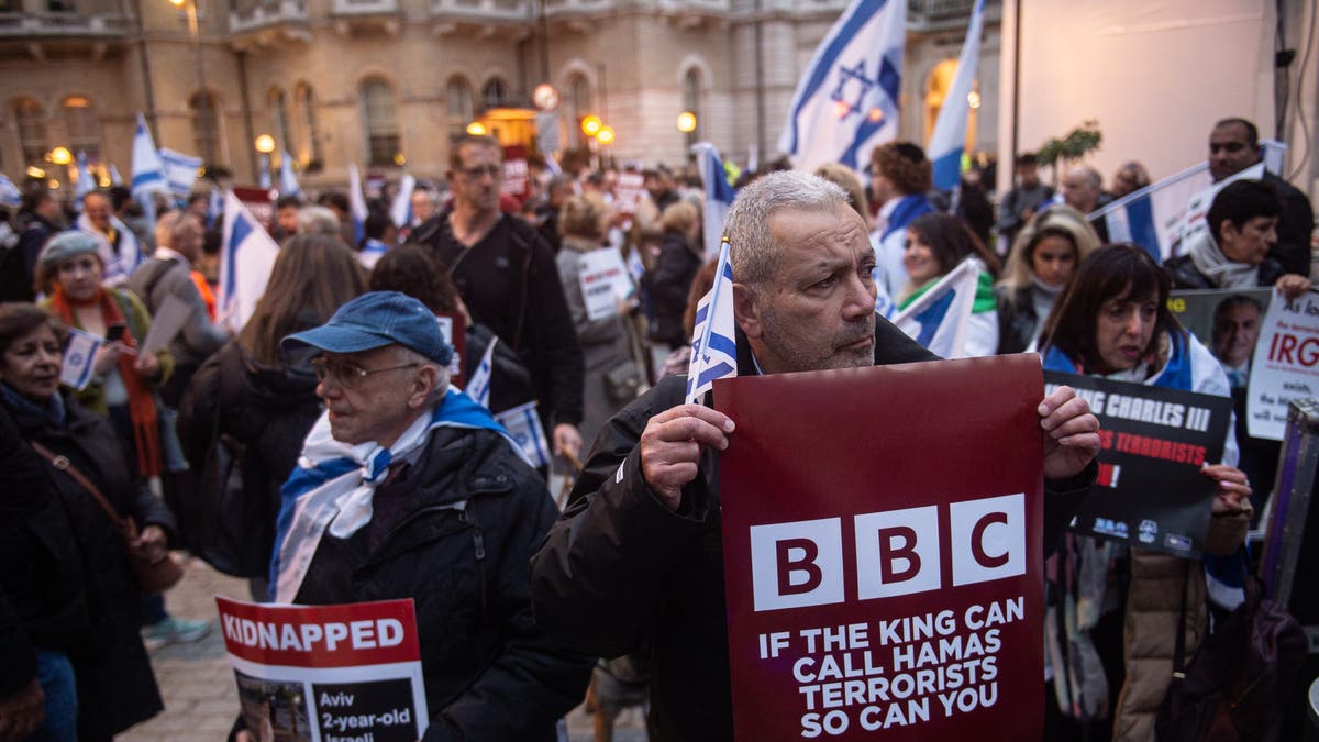 BBC protest sign