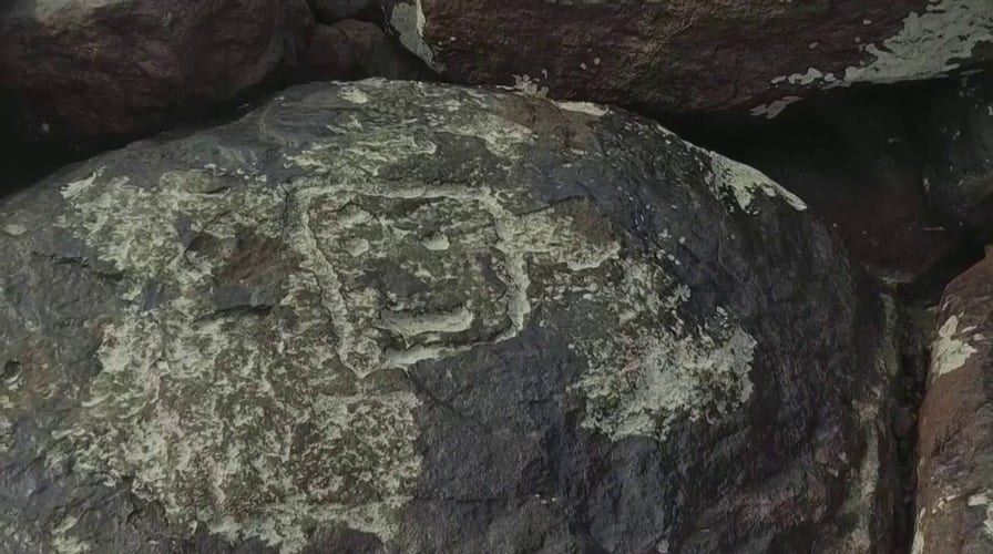 Ancient Brazilian rock carvings of human faces revealed along Amazon