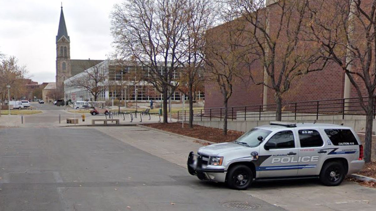 Auraria Campus police car on campus