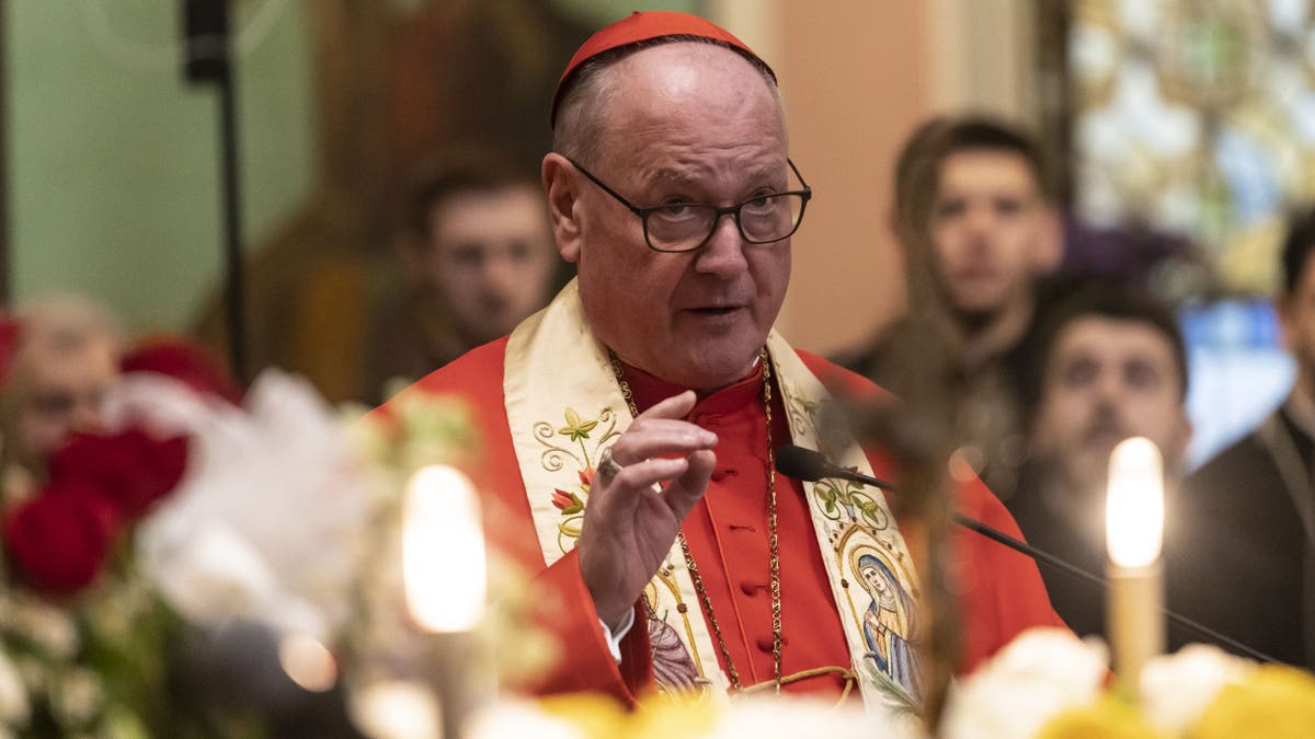 Dolan speaks at Ukrainian Orthodox Church in New York City.