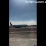 Delta Airlines plane aborts flight after engine seen smoking on Las Vegas runway