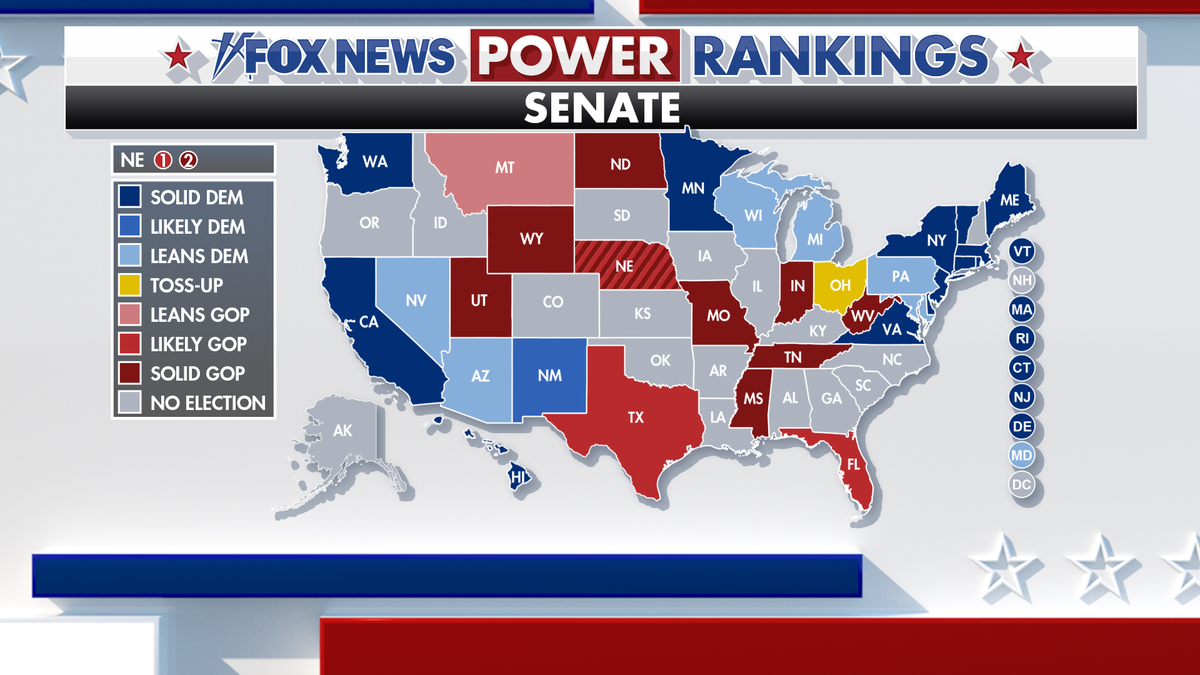 Senate power rankings