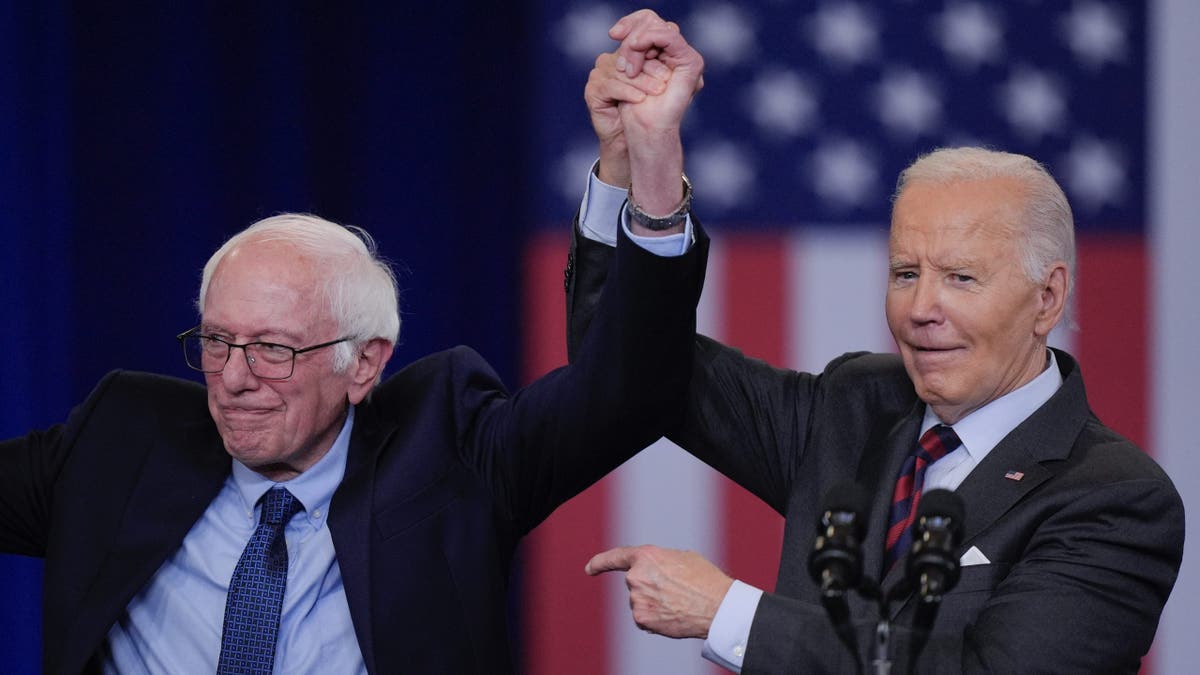 Biden and Sanders