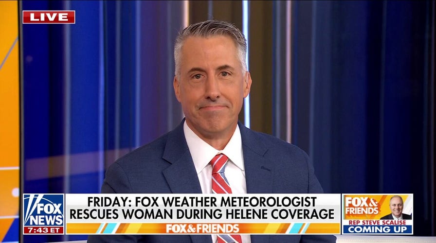 FOX Weather reporter recounts rescuing a woman from Hurricane Helene floodwaters