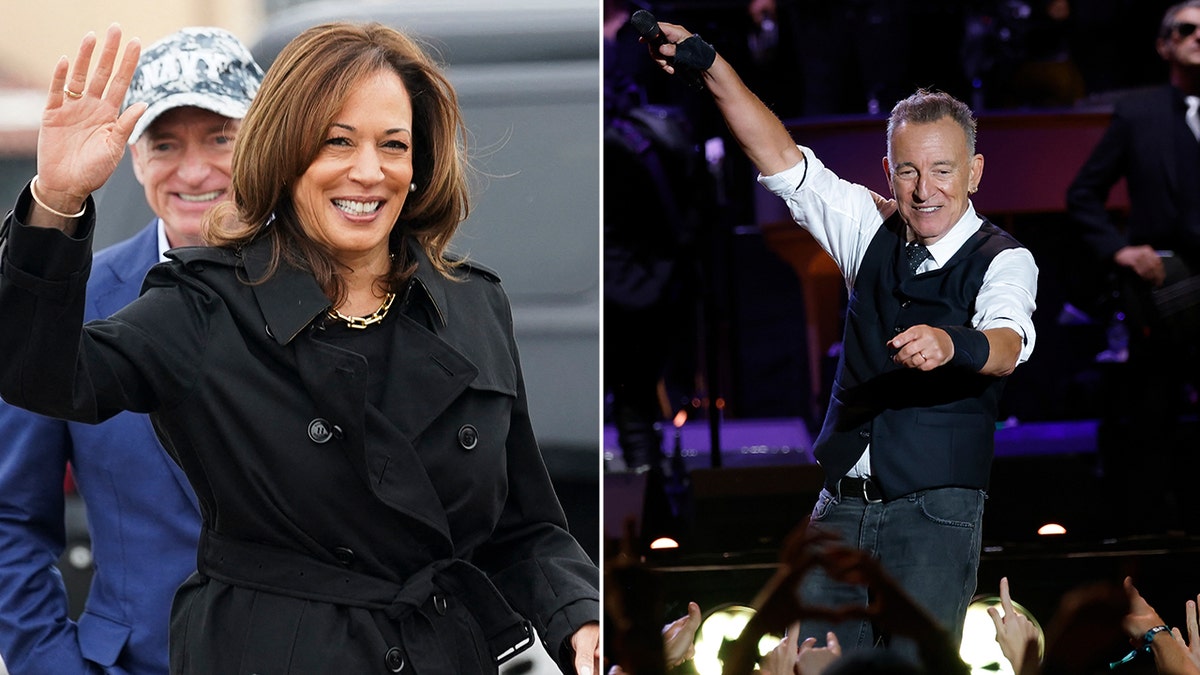 Kamala Harris and Bruce Springsteen