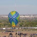 Hot air balloon strike, collapse of New Mexico radio tower caught on camera during popular festival