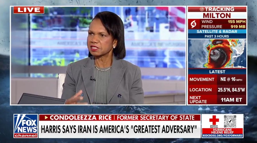 Condoleezza Rice doubles down on Iran being a US adversary: 'Plenty of threats to go around'