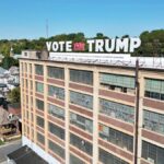 New York company unveils 100-foot ‘Vote for Trump’ sign, gets sued by Democratic mayor