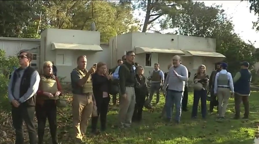 Israel-Hamas war: Bipartisan group of U.S. lawmakers tour kibbutz of Nir Oz