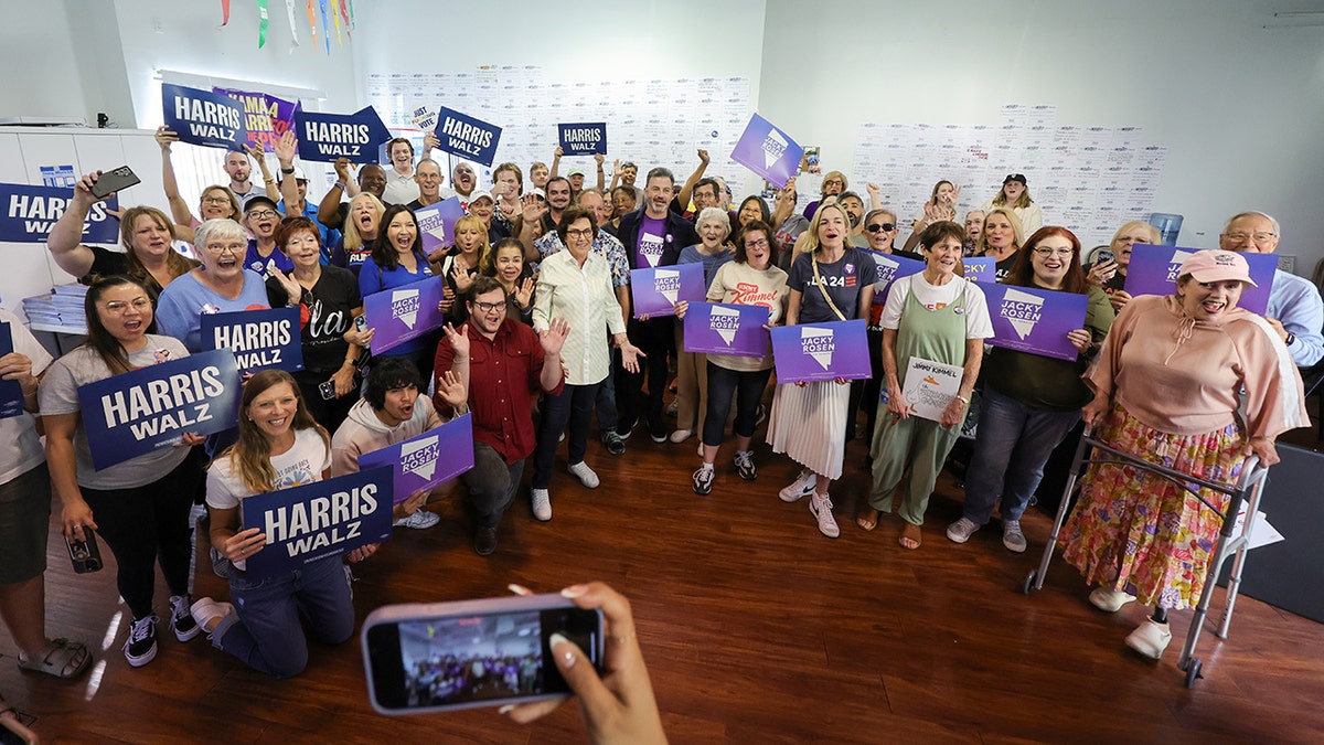 Kimmel campaigns with Jacky Rosen