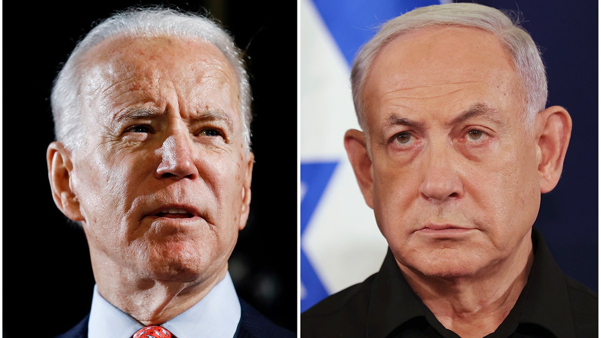 Joe Biden and Benjamin Netanyahu