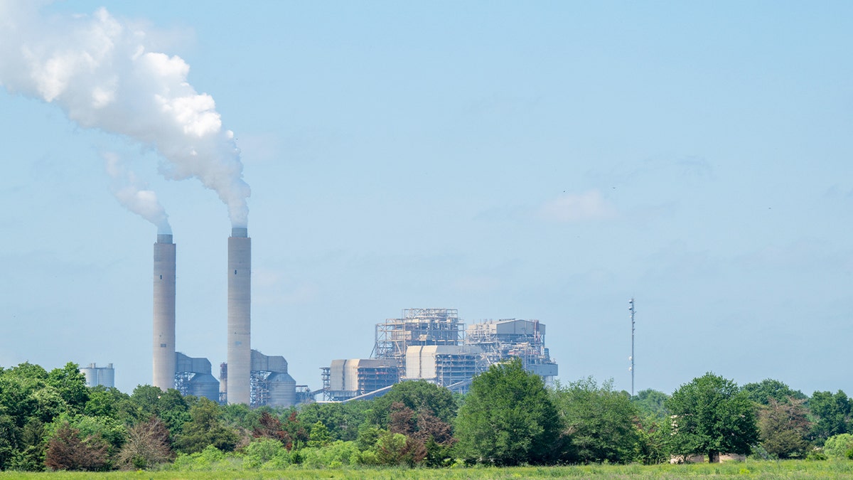 The coal-fueled Oak Grove Power Plant in Robertson County, Texas, is seen on April 29.