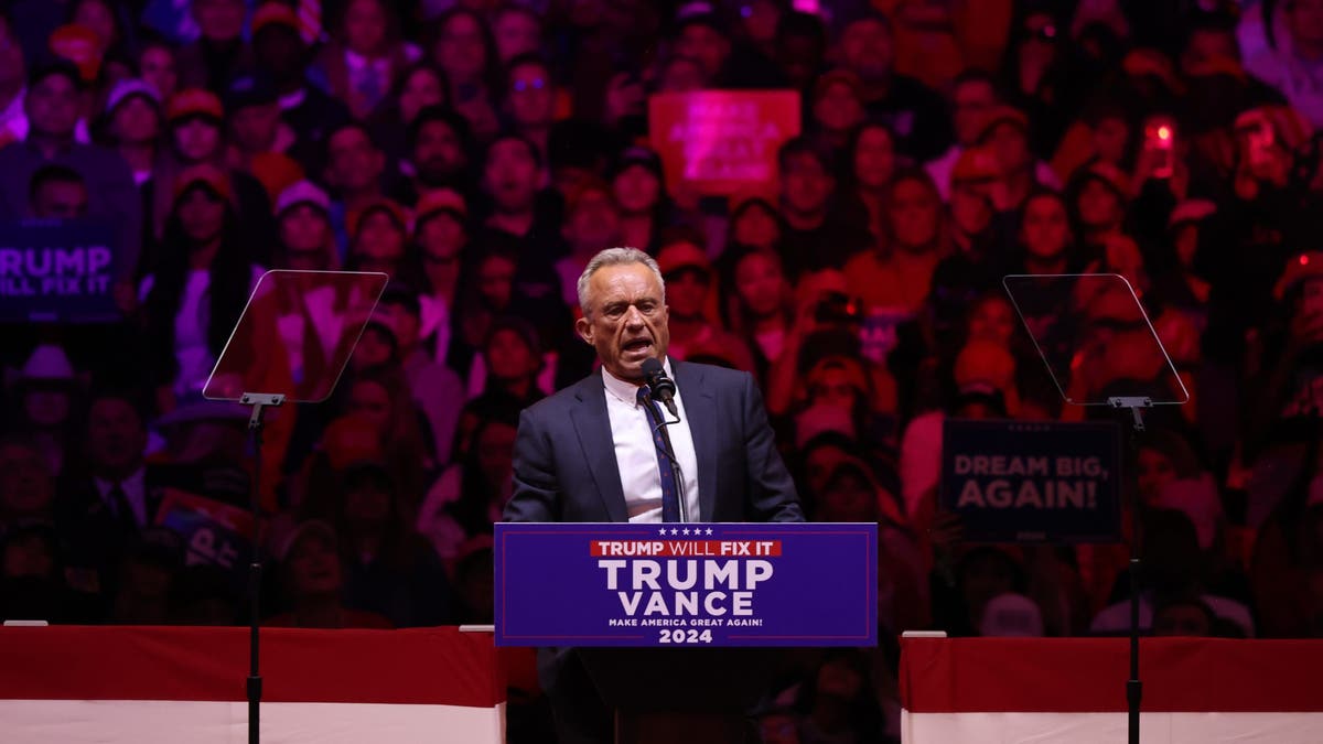 RFK Jr. at MSG Trump rally 