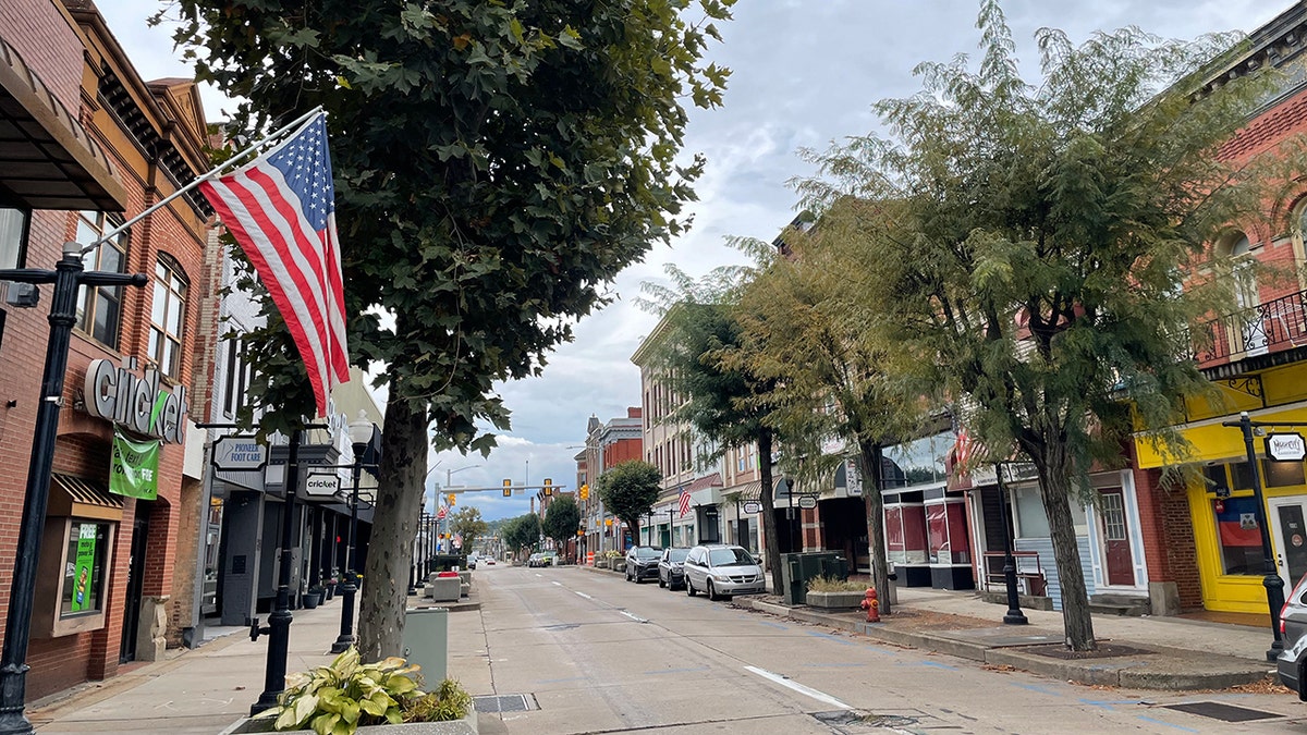 street in Charleroi, Pa.