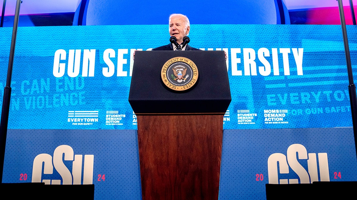 Biden speaks at gun control conference