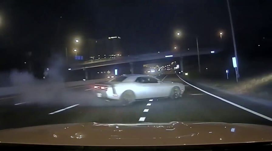 Video shows driver hitting Nashville police car during traffic stop