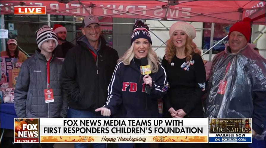 Fox News media teams up with First Responders Children's Foundation on Thanksgiving